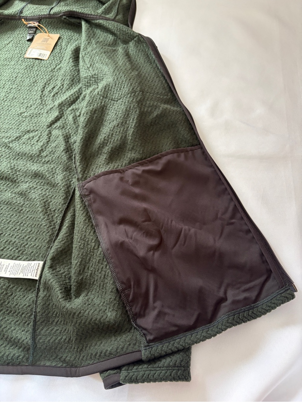 Patagonia R1 Air Full-Zip Hoody Men's Size L Old Growth Green - Picture 10 of 15